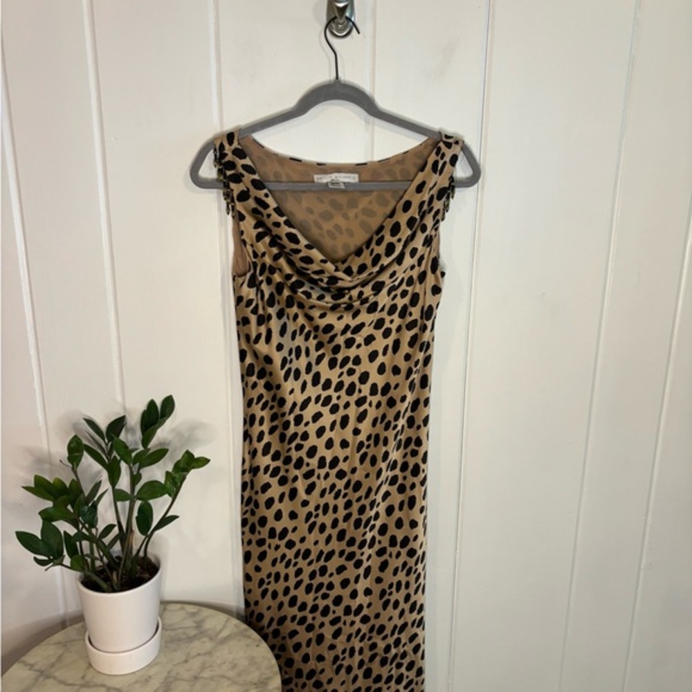 Leopard Print Sleeveless Dress